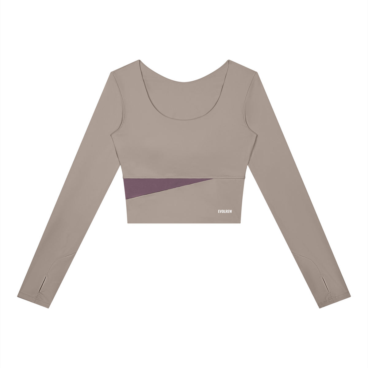 Women's Panelled Long Sleeve Yoga T-Shirt